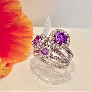 Fine 925 set of 3 rings size 6